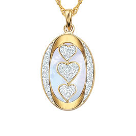 I Love You Diamond Pendant 5238 0367 b front