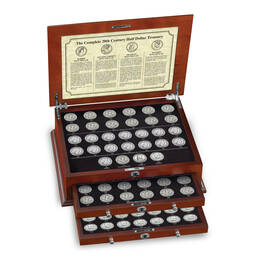 Complete 20th Century Half Dollar Collection 2986 0095 b display