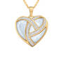 I Love You Diamond Wrapped Pendant 11492 0010 b front