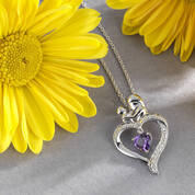 A Mothers Love Amethyst Heart Pendant 11142 0386 m lifestyle