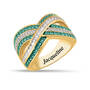 Birthstone Crisscross Ring 11841 0018 e may