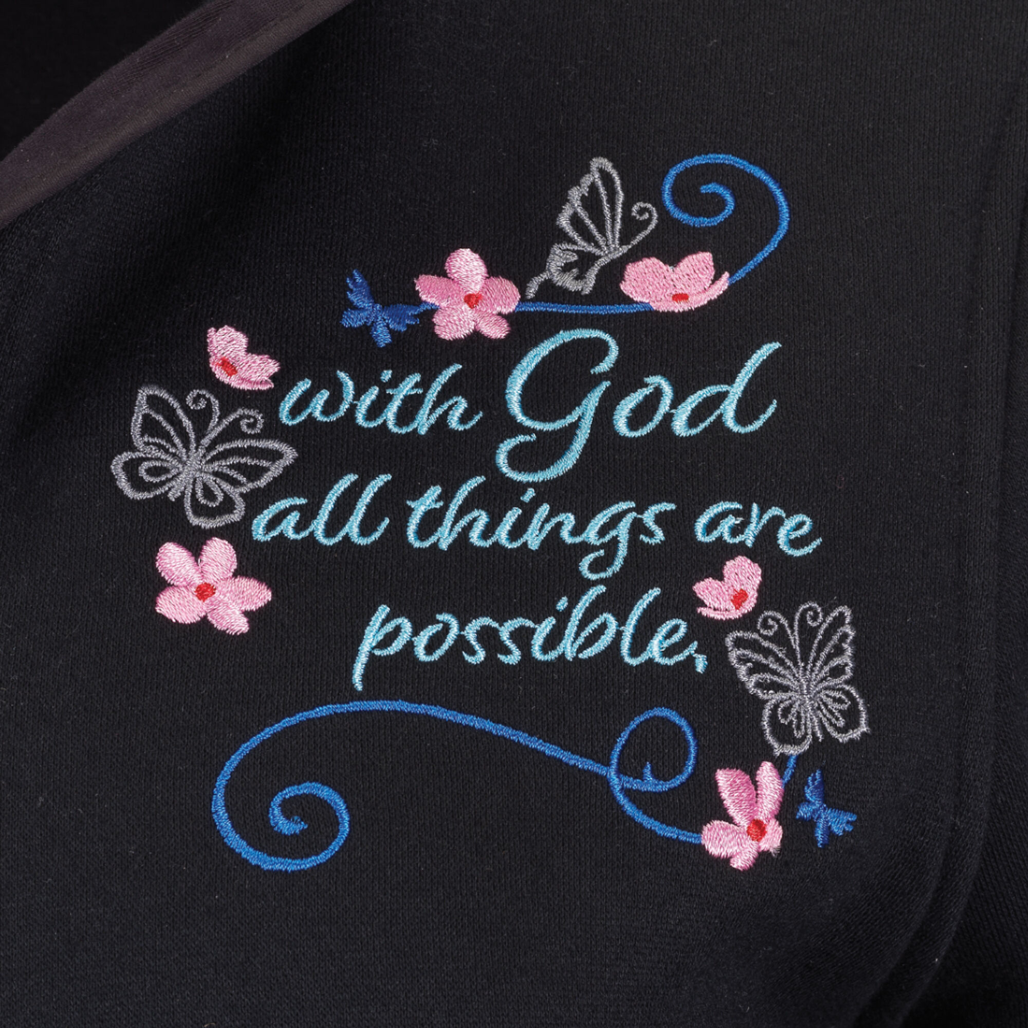 All Things Are Possible Quarter Zip Pullover 10858 0010 b shirt left