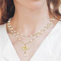 Guardian Angel Pearl Necklace, Guardian Angel Pearl Necklace 10804 0015 m model