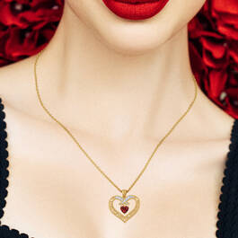 The Forever Diamond Heart Pendant 6871 0011 m modelm
