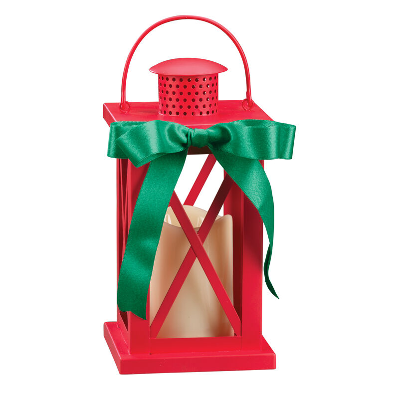 The Perfect Porch Christmas Decor 10733 0011 f red lantern