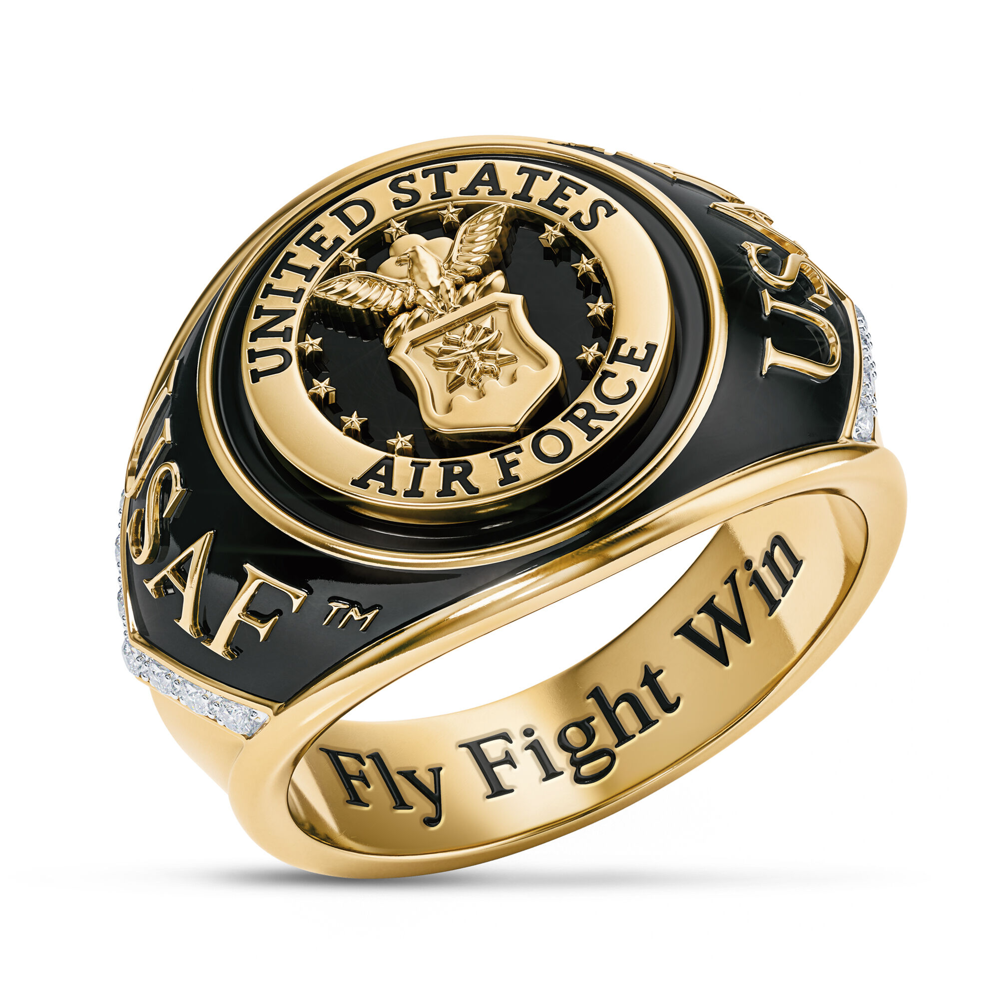 Lot - Men's Air force Ring