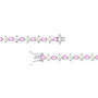 Lab Created Opal Pink Sapphire Bracelet 11142 1426 b clasp