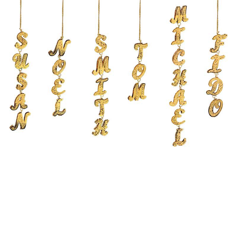 gold christmas ornaments