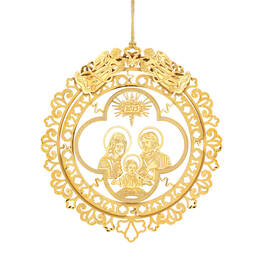 2025 Gold Ornament Collection 12034 0054 f holy family