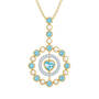 Love Embrace Birthstone Diamond Necklace 6928 0014 c march
