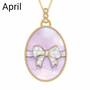 Mother of Pearl Monthly Pendants 6117 001 5 4