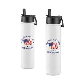 The Personalized Freedom is not Free Insulated Water Bottle Duo 12446 0031 a main