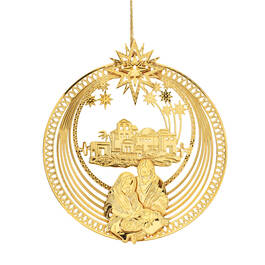 2021 Gold Christmas Ornament Collection 2798 0028 f nativity