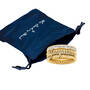 Personalized Golden Ring Set 10285 0013 g gift pouch