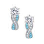 Birthstone Swirl Earrings, Birthstone Swirl Earrings 6366 0021 c march