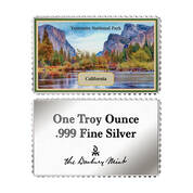 Land of the Free Home State Silver Bullion Commemorative, Land of the Free State Silver Bullion Collection 11537 0017 a CA