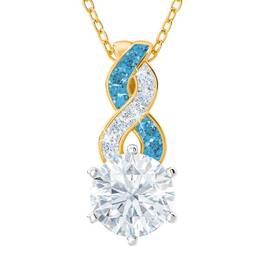 Birthstone Swirl Pendant 5940 014 3 3