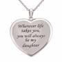 Always in Bloom Daughter Heart Pendant, Always in Bloom Daughter Heart Pendant 6470 001 6 2