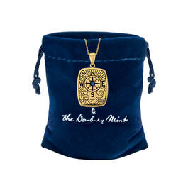 True Adventurer Created Sapphire Pendant 11242 0013 g gift pouch