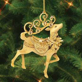The 2016 Danbury Mint Annual Gold Christmas Ornament 5029 001 4 1