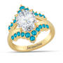 Personalized Birthstone Tiara Ring 10729 0017 l december