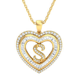 Initial Heart Pendant 10383 0014 s pendant