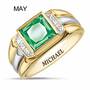 Birthstone Executive Ring 5434 001 3 6