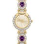 Sweet Moments Birthstone Bracelet Watch 11444 0019 b february