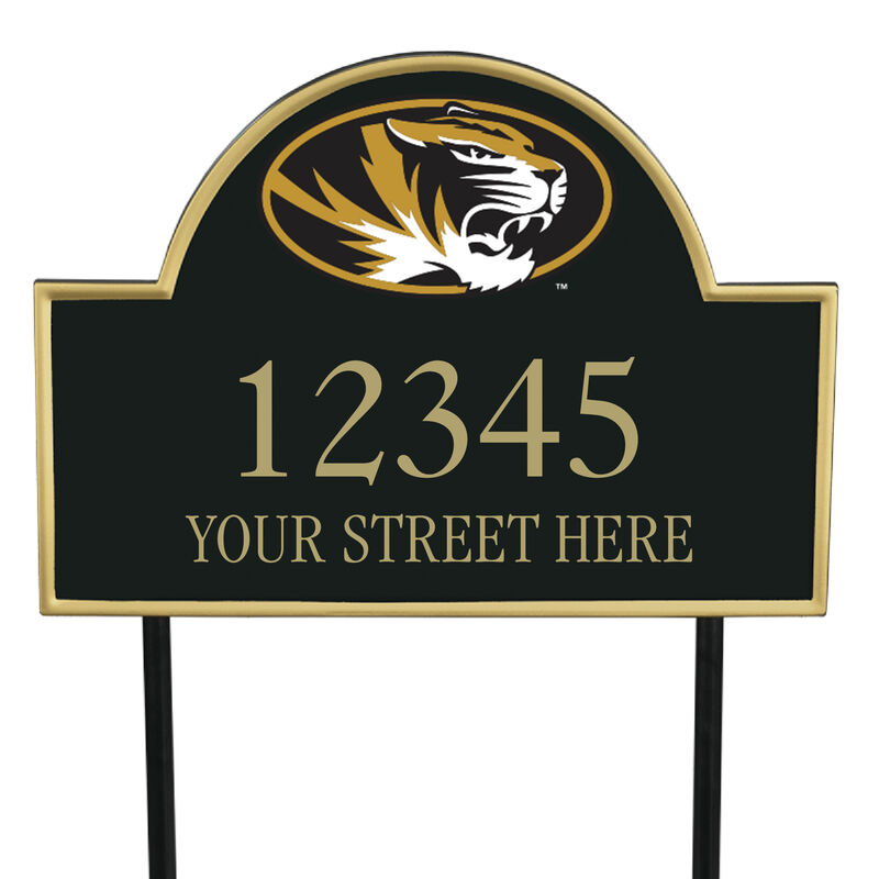The College Personalized Address Plaque 5716 0384 b Missouri