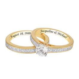 Now Forever Diamond Anniversary Ring Set 11488 0016 b ring