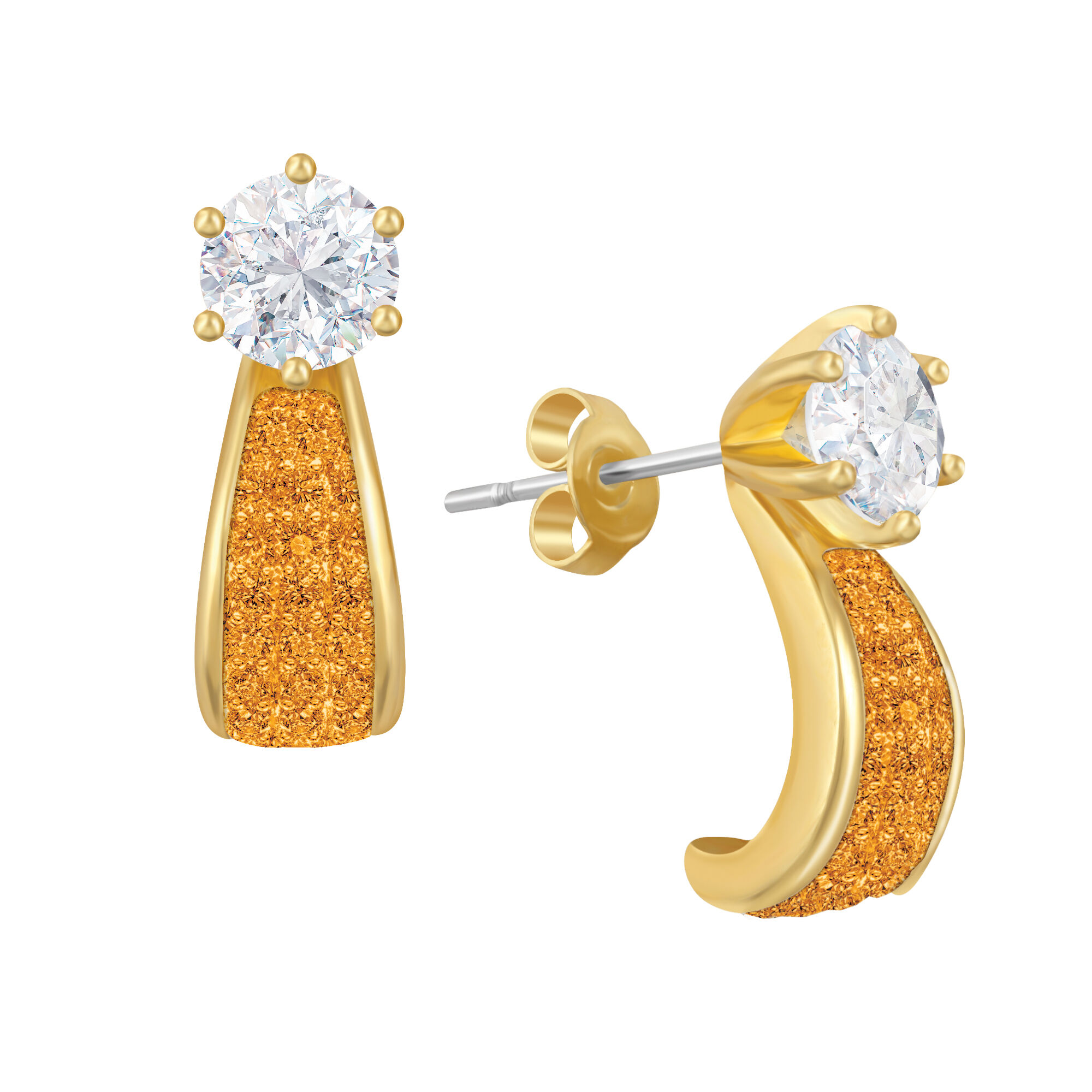 Birthstone Fire Earrings 2581 0052 k november