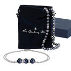 Midnight Spell Black Pearl Necklace with FREE Bracelet 1333 0311 g giftpouch display box