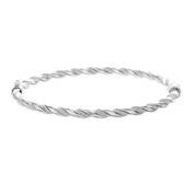 Silver Twist Bangle 11142 2226 a main