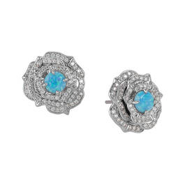 Personalized Love Blossom Ring with FREE Matching Earrings 12226 0029 e earring