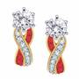 Birthstone Swirl Earrings 5361 014 3 7
