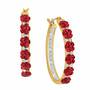 A Dozen Roses Diamond Hoop Earrings 1441 001 3 1