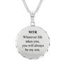 For My Son Personalized Compass Pendant 6464 0014 c back