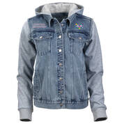 Grandma Denim Vested Hoodie 11082 0016 a main