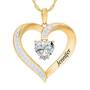 Personalized Birthstone Heart Pendant 5447 001 8 4