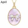 Mother of Pearl Monthly Pendants 6117 002 3 4