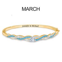 Birthstone Swirl Bracelet 5821 002 2 4