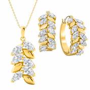 Natural Elegance Diamonisse Earrings  Pendant Set 6071 001 9 1