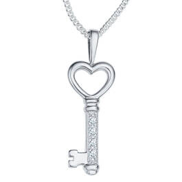 Key to My Heart Pendant Sterling Silver 3156 001 4 1