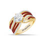Personalized Winding Way Birthstone Ring 11761 0014 g july