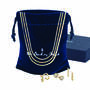 Timeless Style Triple Necklace & Earring Collection, Timeless Style Triple Necklace & Earring Collection 12429 0016 g giftpouchbox