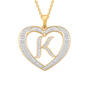 Dazzling Diamond Heart Children's Pendant, Dazzling Diamond Heart Pendant 11622 0138 a k