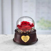 Enchanted Love Personalized Rose Globe 11789 0012 b roomshot