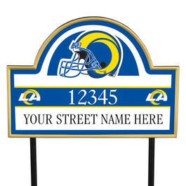 NFL Pride Personalized Address Plaques 5463 0405 a rams
