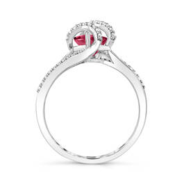 Created Ruby Sapphire Pendant Ring Set 11142 1541 d ringside
