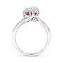 Created Ruby Sapphire Pendant Ring Set 11142 1541 d ringside